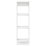 Side Cabinet White 40 x 40 x 100 cm Engineered Wood