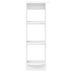 Side Cabinet White 40 x 40 x 100 cm Engineered Wood