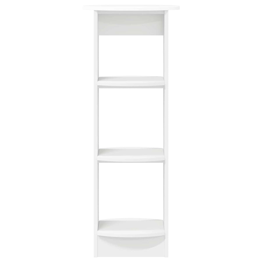 Side Cabinet White 40 x 40 x 100 cm Engineered Wood