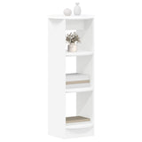 Side Cabinet White 40 x 40 x 100 cm Engineered Wood - Side View