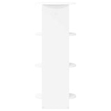 Side Cabinet White 40 x 40 x 100 cm Engineered Wood