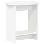 Side Table White 50 x 39.5 x 55 cm Engineered Wood