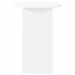 Side Table White 50 x 39.5 x 55 cm Engineered Wood