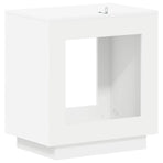 Side Table White 60 x 40 x 65 cm Engineered Wood