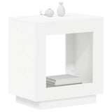 Side Table White 60 x 40 x 65 cm Engineered Wood