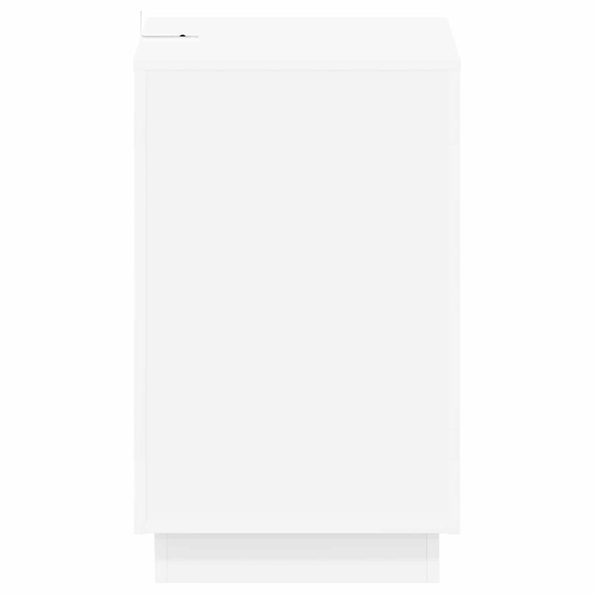 Side Table White 60 x 40 x 65 cm Engineered Wood
