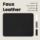 Bed Frame with LED Strip Lights Black 180 x 200 cm Faux Leather - Extra Image