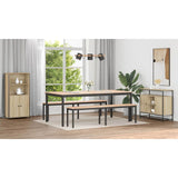 Dining Table Natural 200 x 100 x 75 cm Solid Pine Wood