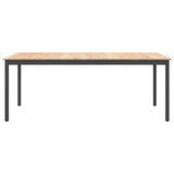 Dining Table Natural 200 x 100 x 75 cm Solid Pine Wood