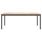 Dining Table Natural 200 x 100 x 75 cm Solid Pine Wood