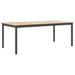 Dining Table Natural 200 x 100 x 75 cm Solid Pine Wood