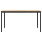 Bar Table 200 x 100 x 105 cm Solid Pine Wood Natural