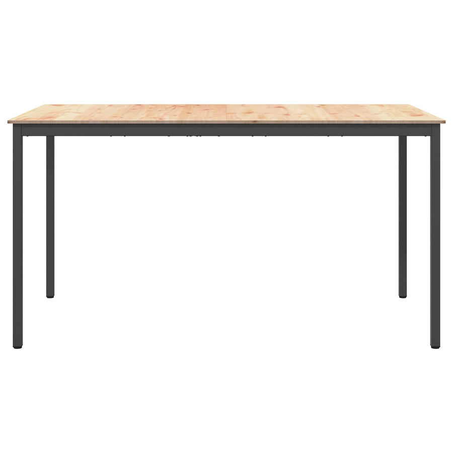 Bar Table 200 x 100 x 105 cm Solid Pine Wood Natural