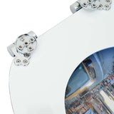 Soft-Close Toilet Seat 2 pcs Multicolour 44 x 38 cm MDF board - Close-Up Angle