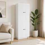 Cabinet Set 2 pcs White 66 x 34.5 x 90 cm Engineered Wood