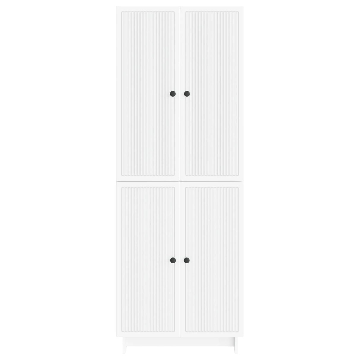 Cabinet Set 2 pcs White 66 x 34.5 x 90 cm Engineered Wood
