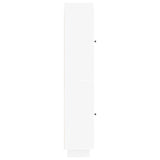 Cabinet Set 2 pcs White 34.5 x 33 x 90 cm Engineered Wood
