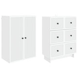 Cabinet Set 2 pcs 66 x 34.5 x 90 cm Engineered Wood - Top-Down View