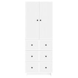 Cabinet Set 2 pcs 66 x 34.5 x 90 cm Engineered Wood