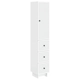 Cabinet Set 2 pcs White 33 x 34.5 x 90 cm Engineered Wood