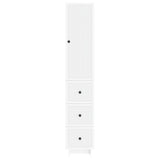 Cabinet Set 2 pcs White 33 x 34.5 x 90 cm Engineered Wood - 45-Degree Angle
