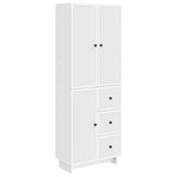Cabinet Set 2 pcs 66 x 34.5 x 90 cm Engineered Wood - Front View
