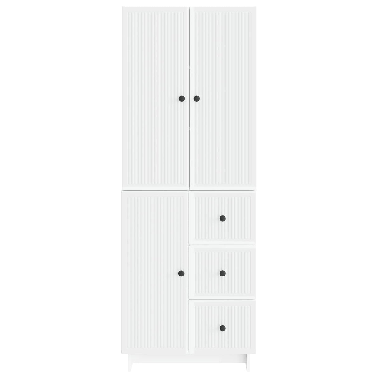 Cabinet Set 2 pcs 66 x 34.5 x 90 cm Engineered Wood