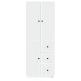 Cabinet Set 2 pcs 66 x 34.5 x 90 cm Engineered Wood - 45-Degree Angle