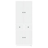 Cabinet Set 2 pcs White 66 x 34.5 x 90 cm Engineered Wood