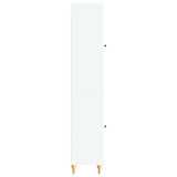 Cabinet Set 2 pcs White Engineered Wood
