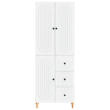 Cabinet Set 2 pcs White 66 x 34.5 x 90 cm Engineered Wood