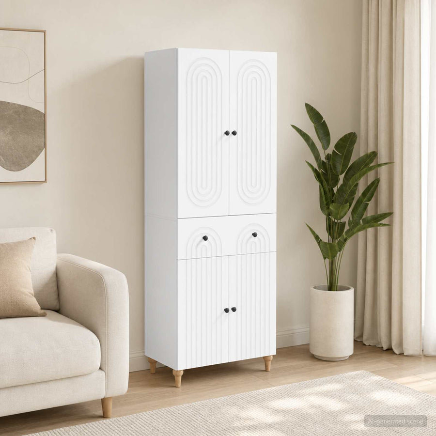 Cabinet Set 2 pcs Engineered Wood