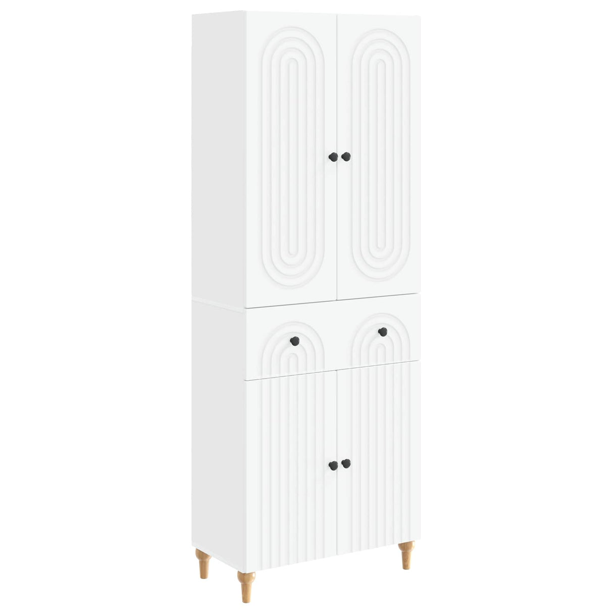 Cabinet Set 2 pcs 66 x 34.5 x 90 cm Engineered Wood