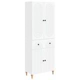 Cabinet Set 2 pcs 66 x 34.5 x 90 cm Engineered Wood - Front View