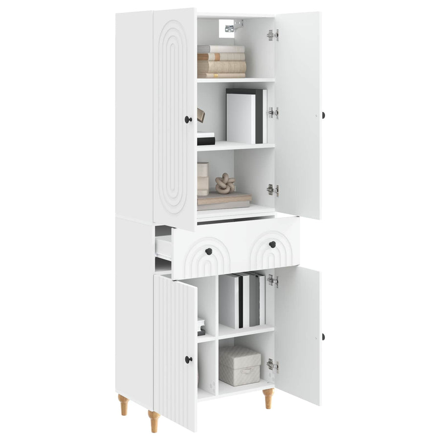 Cabinet Set 2 pcs Engineered Wood