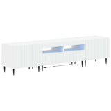 3 Piece LED TV Cabinet ZWOLLE White Engineered Wood