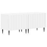 3 Piece LED TV Cabinet ZWOLLE White Engineered Wood