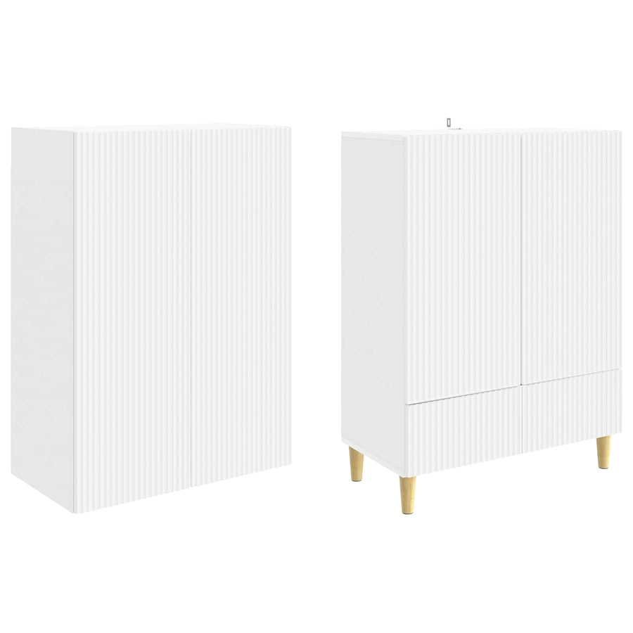 Cabinet Set 2 pcs Engineered Wood
