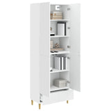 Cabinet Set 2 pcs 66 x 34.5 x 95 cm Engineered Wood - Side View