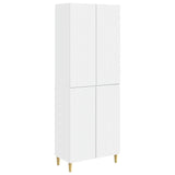 Cabinet Set 2 pcs 66 x 34.5 x 90 cm Engineered Wood - Front View