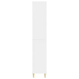 Cabinet Set 2 pcs White 33 x 34.5 x 90 cm Engineered Wood - 45-Degree Angle