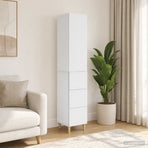 Cabinet Set 2 pcs Engineered Wood