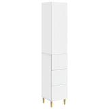 Cabinet Set 2 pcs 33 x 34.5 x 90 cm Engineered Wood - Front View