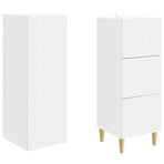 Cabinet Set 2 pcs Engineered Wood
