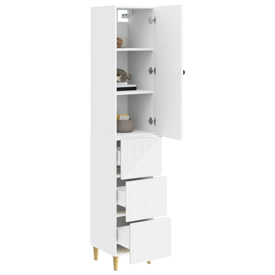 Cabinet Set 2 pcs Engineered Wood