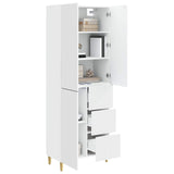 Cabinet Set 2 pcs White 66 x 34.5 x 90 cm Engineered Wood