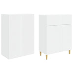 Cabinet Set 2 pcs Engineered Wood