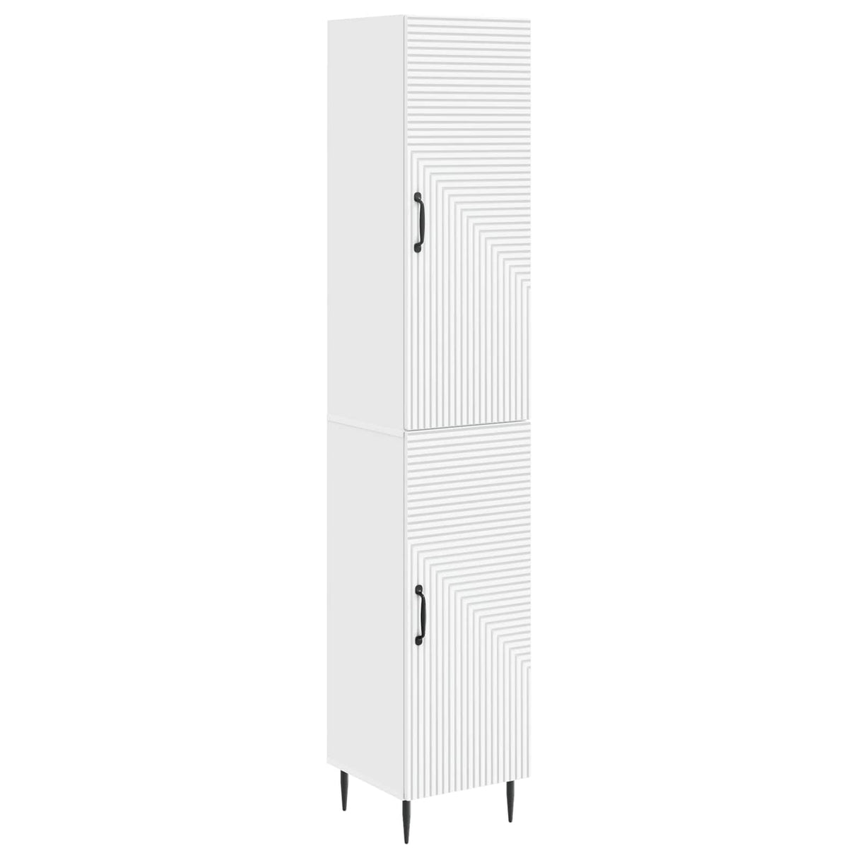 Cabinet Set 2 pcs White 33 x 34.5 x 89.5 cm Engineered Wood