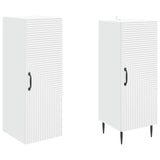 Cabinet Set 2 pcs White 33 x 34.5 x 89.5 cm Engineered Wood - Top-Down View