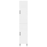 Cabinet Set 2 pcs White 33 x 34.5 x 89.5 cm Engineered Wood - 45-Degree Angle
